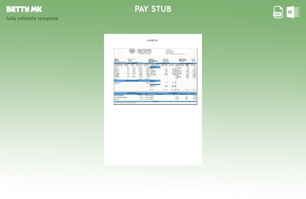 модерен стил Шаблон за проверка на плати во округот Галвстон